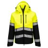 EV4 Hi-Vis Shell Jacket (3L) (Barva Orange/Black, Velikost L)