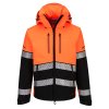 EV4 Hi-Vis Shell Jacket (3L) (Barva Orange/Black, Velikost L)