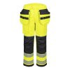 PW3 Modaflame Rain+ Hi-Vis FR Winter Holster Trousers (Barva Yellow/Black, Velikost L)