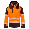 PW3 Modaflame Rain+ Hi-Vis Multi-Norm FR Winter Jacket (Barva Yellow/Black, Velikost L)