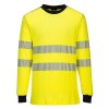 PW3 Modaflame Knit Hi-Vis FR Long Sleeve T-Shirt (Barva Yellow/Black, Velikost L)