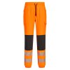 PW3 Hi-Vis Flexi Joggers (Barva Orange/Black, Velikost L)