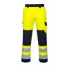Modaflame Work Hi-Vis Multi-Norm Contrast FR Trousers (Barva Yellow/Navy, Velikost L)