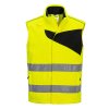 PW2 Hi-Vis Fleece Bodywarmer (Barva Orange/Black, Velikost 4XL)