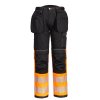 PW3 Hi-Vis Class 1 Holster Pocket Trousers (Barva Orange/Black, Velikost 28)
