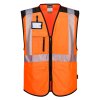 PW3 Hi-Vis Executive Vest (Barva Orange/Black, Velikost 4XL)