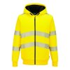 PW321 Hi-Vis Zipped Winter Hoodie (Barva Orange, Velikost 4XL)