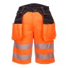 PW3 Hi-Vis Holster Pocket Shorts (Barva Orange/Black, Velikost 30)