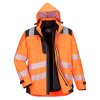 PW3 Hi-Vis 3-in-1 Jacket (Barva Orange/Black, Velikost 4XL)