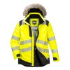 PW3 Hi-Vis Winter Parka Jacket (Barva Orange/Black, Velikost 4XL)