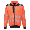 PW3 Hi-Vis Zip Sweatshirt (Barva Orange/Black, Velikost 4XL)