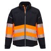 PW3 Hi-Vis Class 1 Softshell (3L) (Barva Black/Orange, Velikost 4XL)