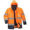 Hi-Vis 3-in-1 Contrast Lite Jacket (Barva Orange/Navy, Velikost L)