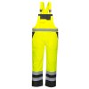 Hi-Vis Breathable Contrast Rain Bib and Brace (Barva Orange/Navy, Velikost 4XL)
