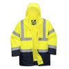 Hi-Vis 5-in-1 Contrast Essential Jacket (Barva Orange/Navy, Velikost 4XL)