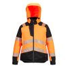 PW3 Hi-Vis Women's Winter Jacket (Barva Orange/Black, Velikost L)