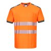 PW3 Hi-Vis Cotton Comfort T-Shirt S/S (Barva Orange/Black, Velikost 4XL)