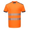PW3 Hi-Vis Cotton Comfort T-Shirt S/S (Barva Orange/Black, Velikost 4XL)