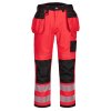 PW3 Hi-Vis Holster Pocket Work Trousers (Barva Orange/Black, Velikost 28)