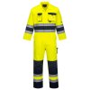 Nantes Hi-Vis Contrast Work Coverall (Barva Orange/Navy, Velikost L)