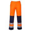 Seville Hi-Vis Contrast Work Trousers (Barva Orange/Navy, Velikost L)