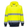 Hi-Vis Contrast Hoodie (Barva Orange/Navy, Velikost L)