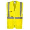 Hi-Vis Tablet Pocket Executive Vest (Barva Orange, Velikost 4XL)