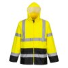 Hi-Vis Contrast Classic Rain Jacket (Barva Orange/Navy, Velikost L)