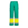Hi-Vis Lightweight Contrast Class 1 Service Trousers (Barva Orange/Navy, Velikost L)