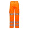 Hi-Vis Women's Three Band Work Trousers (Barva Orange, Velikost S)
