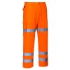 Hi-Vis Three Band Work Trousers (Barva Orange, Velikost L)