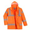 Hi-Vis Breathable Rain Traffic Jacket (Barva Orange, Velikost L)