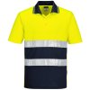 Hi-Vis Lightweight Contrast Polo Shirt S/S (Barva Yellow/Navy, Velikost 4XL)
