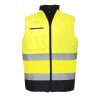 Hi-Vis Contrast Bodywarmer (Barva Yellow/Navy, Velikost L)