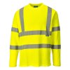 Hi-Vis Cotton Comfort T-Shirt L/S (Barva Orange, Velikost L)