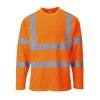 Hi-Vis Cotton Comfort T-Shirt L/S (Barva Orange, Velikost L)