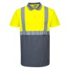 Hi-Vis Contrast Polo Shirt S/S (Barva Orange/Navy, Velikost 4XL)