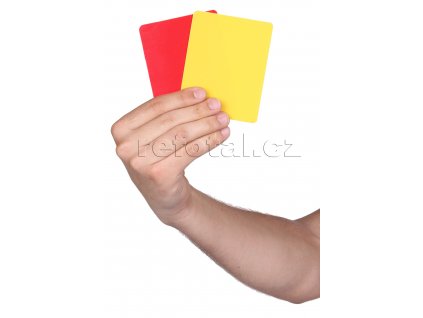 refotal červená a žlutá karta