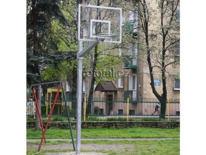 refotal basket konstrukce jednosloupová 90x120 cm uložení v zemním pouzdře