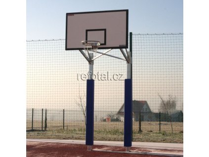 refotal basket konstrukce dvousloupová 105x180 cm instalace v tuleji foto 3