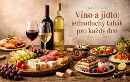 Víno a jídlo: jednoduchý tahák pro každý den