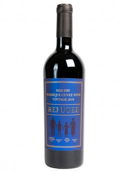 169 refugee red dry barrique cuvee wine vintage 2018