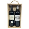 Dřevěná kazeta Château Pierrail  - 2 vína