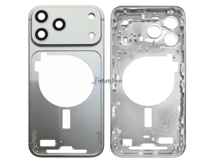 Originální středový rám včetně Action tlačítka pro iPhone 17 Pro