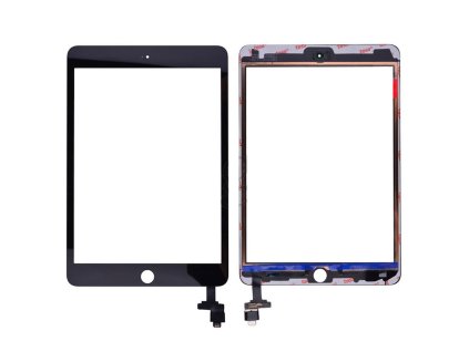 iPad mini 3 digitizer touch panel with TESA Sticker Tape