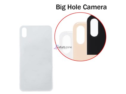 Zadní sklo s větším otvorem pro iPhone XS