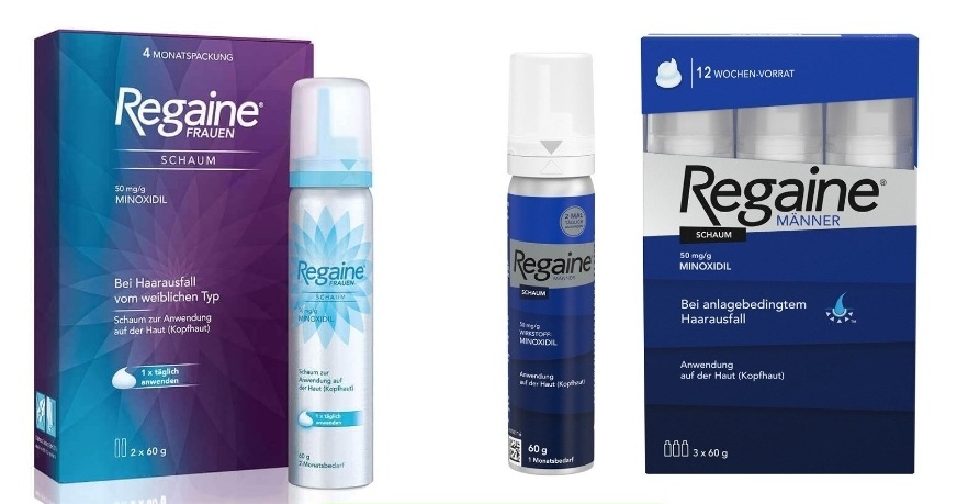 Regaine recenze a zkušenosti s minoxidilem