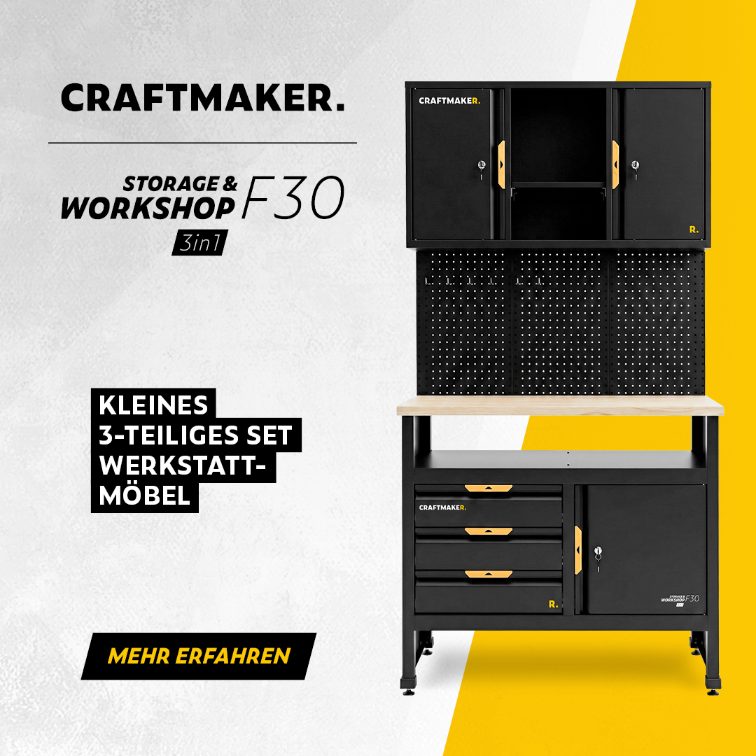 Craftmaker Storage & Workshop F30 - MOBILE