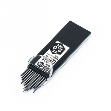 Minen für japanischen Druckbleistift SK11 - schwarz 2 mm HB - 24 Stück - 1