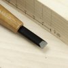 Japanischer Mini-Schnitzbeitel MIKISYO Power Grip mit flacher Klinge - 7,5 mm 4